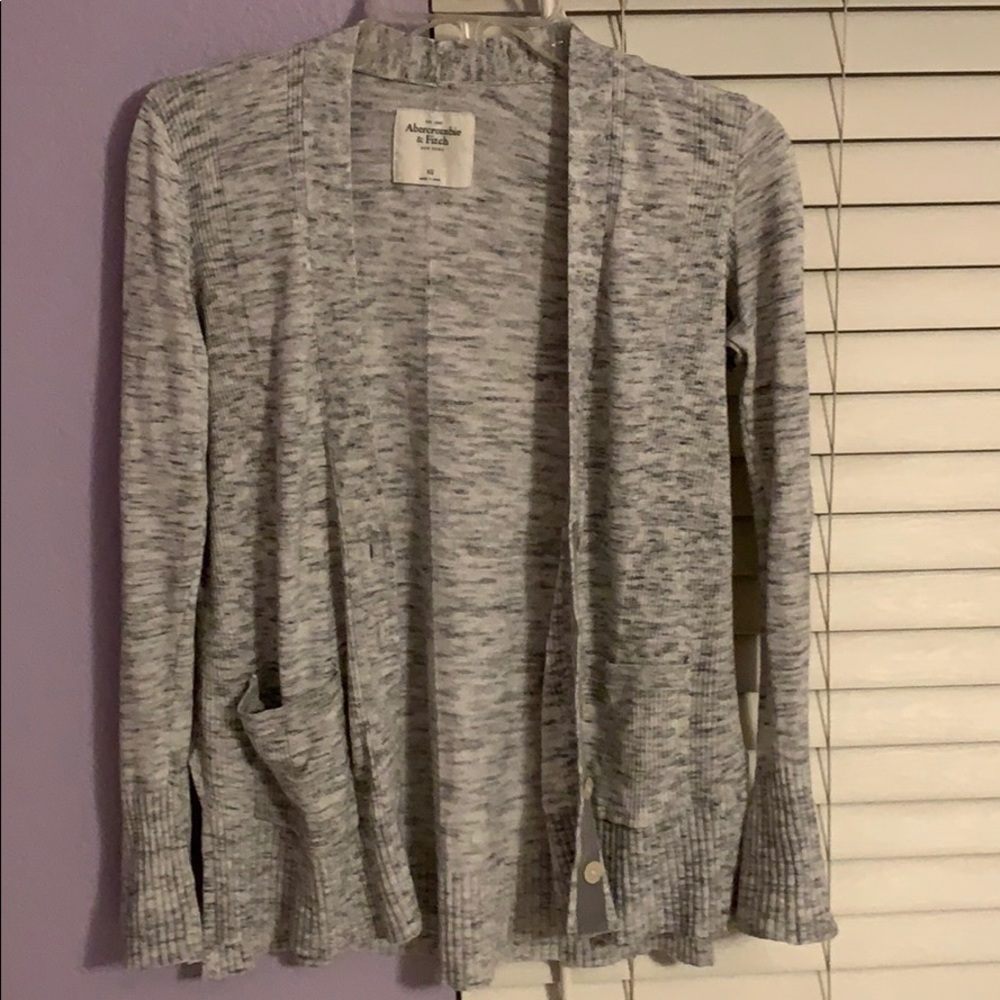 Abercrombie and Fitch grey cardigan